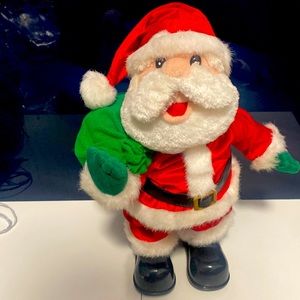 Dancing/Musical Santa Clause Plus with Santa Suit Beverly Hills Teddy Bear Co.